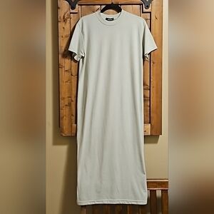 Missguided Mint Green Maxi T-Shirt Dress Size 6